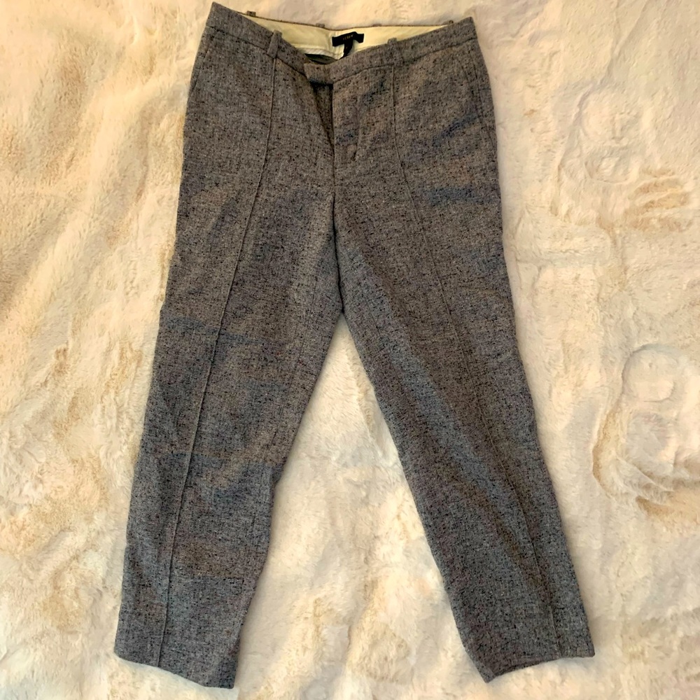 J Crew wool cropped trousers
